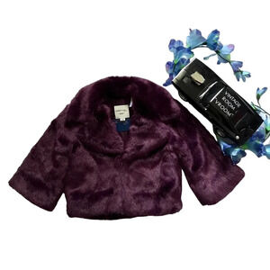 Habitual NWT Faux Fur Coat for Girls 4/5
